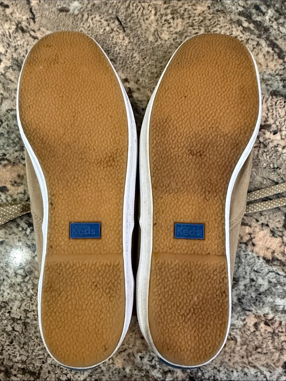 Keds Men’s Canvas Sneakers in Taupe/Beige